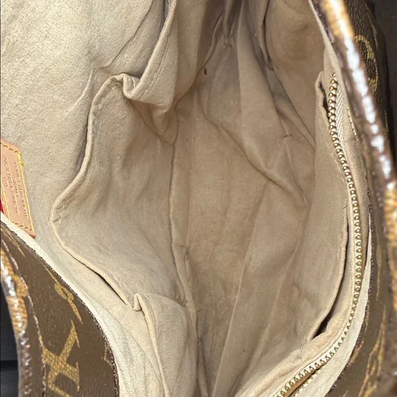 Louis Vuitton Dark Brown Monogram Shoulder Bag - Picture 6 of 11